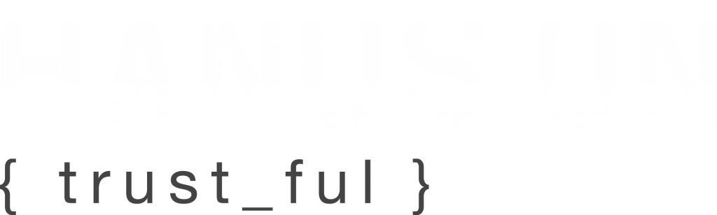 Logo Hands On branco